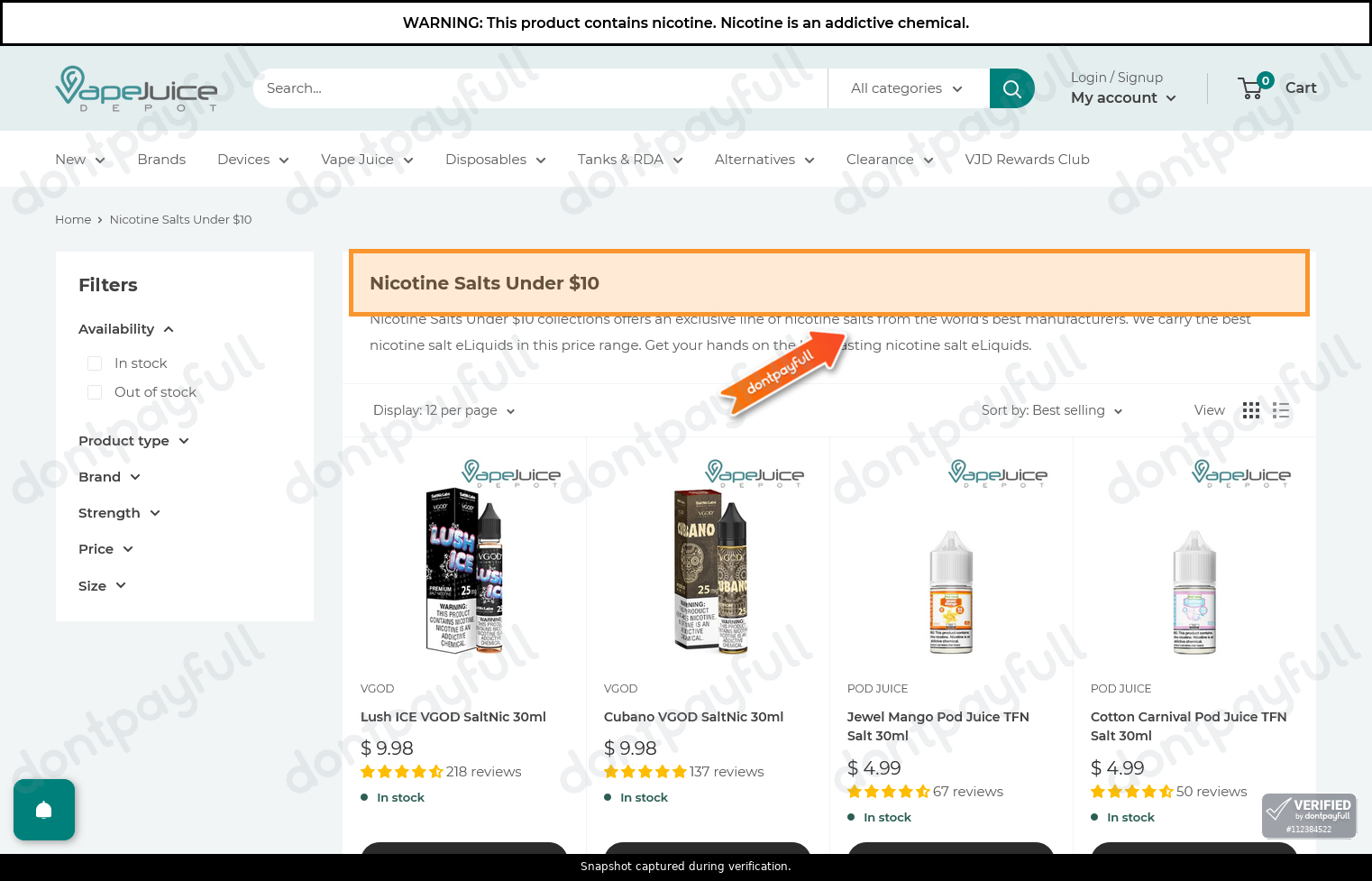 Vape Juice Depot Coupons