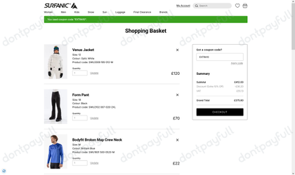 Discount Code: 10% Off Storewide - Working Proof