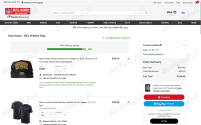 NFL Shop Coupons - 60% Off Promo Code December 2025