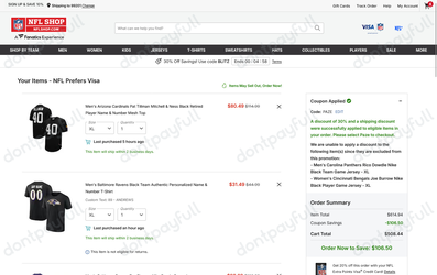 35% Off NFL Shop Coupon, Promo Codes - November 2025