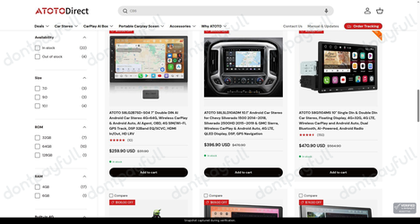 Snapshot of ATOTO promo: 'Enjoy Up to 15% Off S8 Android Car Radios' - captured during verification by DontPayFull on 30-Sep-2026.