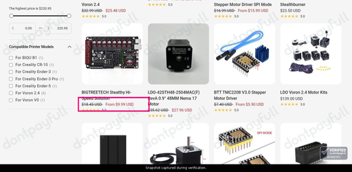 Snapshot of Biqu promo: 'Enjoy Up to 45% Off Motor & Driver Components' - captured during verification by DontPayFull on 27-Jun-2026.