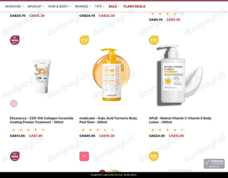 Snapshot of Stylevana promo: 'Up to 60% Off Hair & Body' - captured during verification by DontPayFull on 01-Aug-2026.