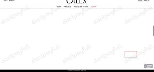 Snapshot of Calla Shoes promo: 'Up to 50% Off Shoes for Work' - captured during verification by DontPayFull on 29-Sep-2026.