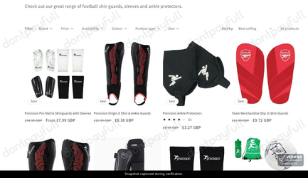 Snapshot of ChildrensFootball.com promo: 'Save up to 45% on Football Shin Guards and Ankle Protectors' - captured during verification by DontPayFull on 02-Oct-2026.
