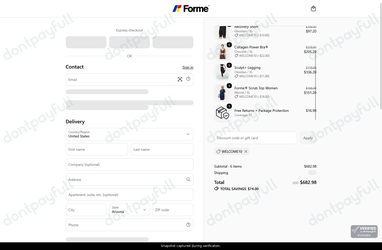 Verification proof for WELCOME10