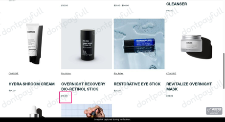 Snapshot of Henkey's promo: 'Anti-Aging Products from $16' - captured during verification by DontPayFull on 30-Sep-2026.