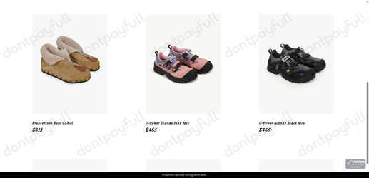 Snapshot of Magliano promo: 'Shop Shoes Starting at $465' - captured during verification by DontPayFull on 02-Jul-2026.