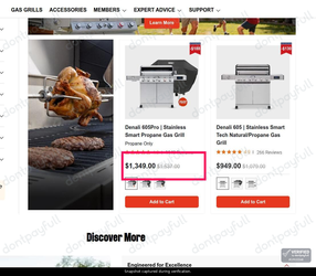 Snapshot of Monument Grills promo: 'Save up to 12% on Smart-Tech Denali Grills' - captured during verification by DontPayFull on 03-Jul-2026.