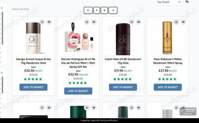 Snapshot of Paco Perfumerias promo: 'Up to 55% Off Women's Bath & Body Products' - captured during verification by DontPayFull on 01-Aug-2026.