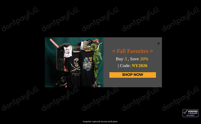 Snapshot of Salt Roam - Mickioy promo: 'Get Skull Print Masks from Just CA$3' - captured during verification by DontPayFull on 26-Oct-2026.