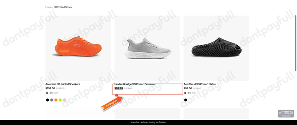 Snapshot of NEXBIE Shoes promo: 'Save up to 44% on the Entire Footwear Collection' - captured during verification by DontPayFull on 29-Sep-2026.
