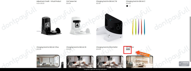 Snapshot of Enabot promo: 'Enabot Products Starting at $4.99' - captured during verification by DontPayFull on 30-Sep-2026.