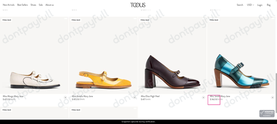 Snapshot of The Office of Angela Scott promo: 'Discover The Mary Jane Collection from $362' - captured during verification by DontPayFull on 11-Aug-2026.
