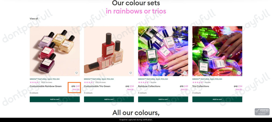 Snapshot of Manucurist promo: 'Enjoy Up to 30% Off Natural Nail Polish' - captured during verification by DontPayFull on 29-Jun-2026.